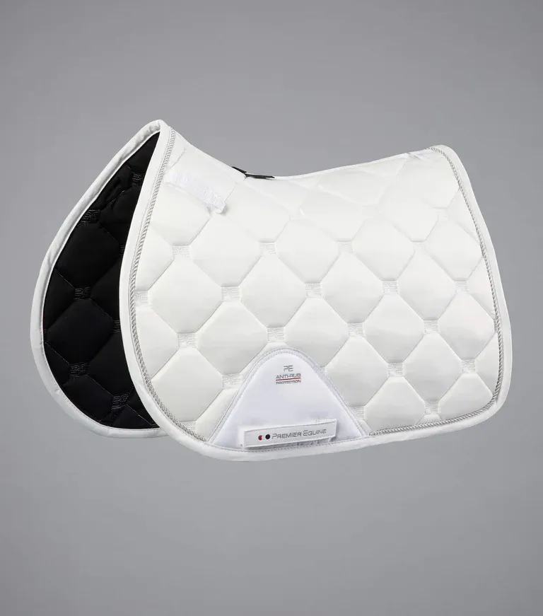 PEI Saltare Luxury Close Contact Saddle Pad - White