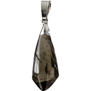 Pendant Smokey Quartz Diamond Shaped