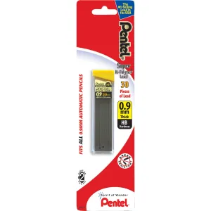 Pentel Super Hi-Polymer 0.9mm Lead Refill