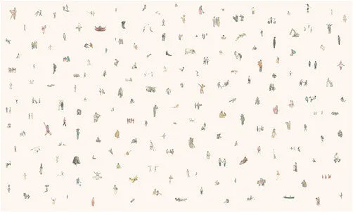 People Doing... Wall Covering by Christopher Daniels