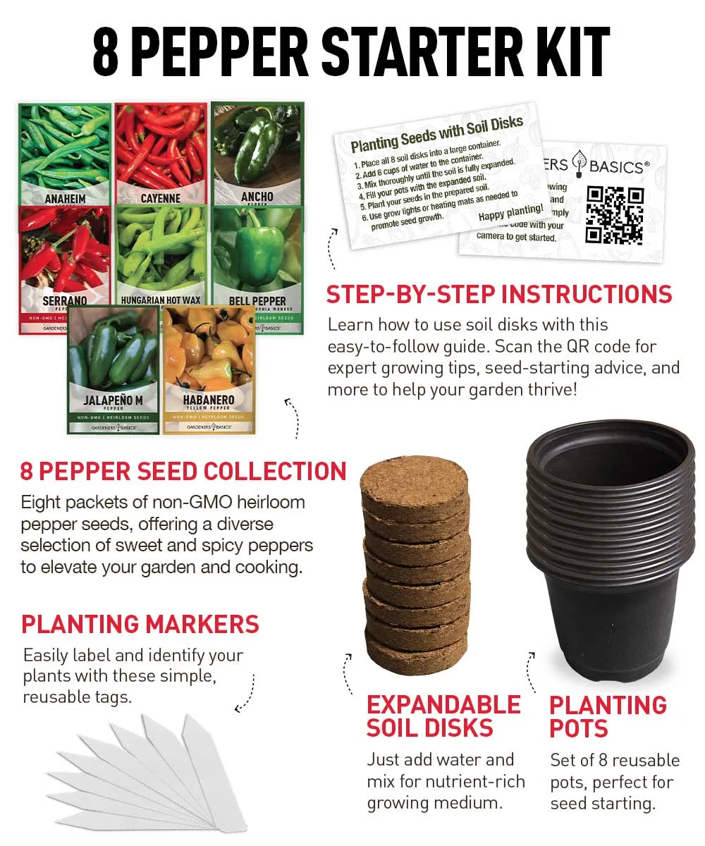 Pepper Seed Starter Kit