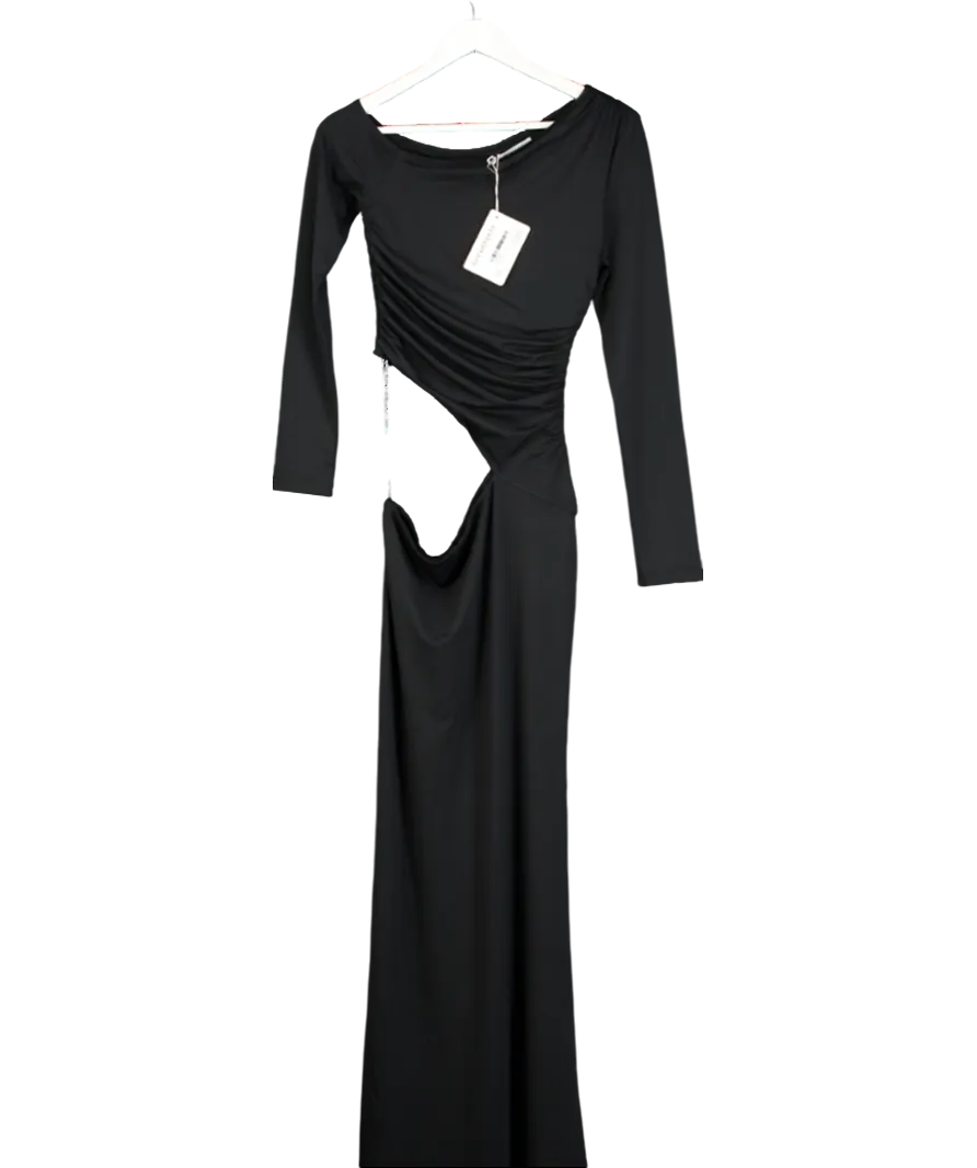 Peppermayo Black Good Vibrations Maxi Dress UK 8