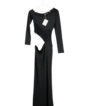 Peppermayo Black Good Vibrations Maxi Dress UK 8