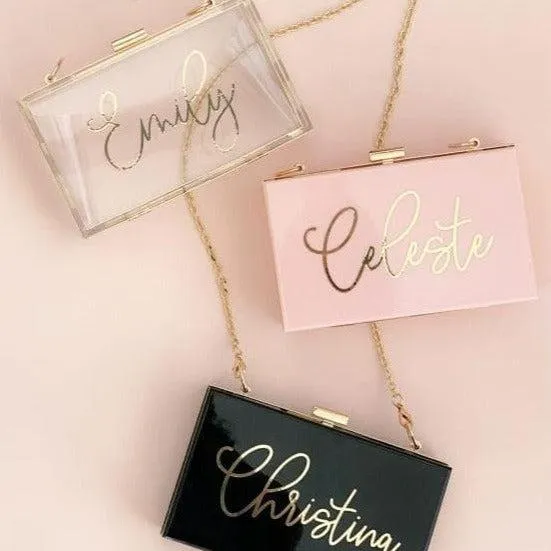 Personalized Acrylic Purse