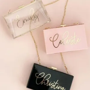 Personalized Acrylic Purse