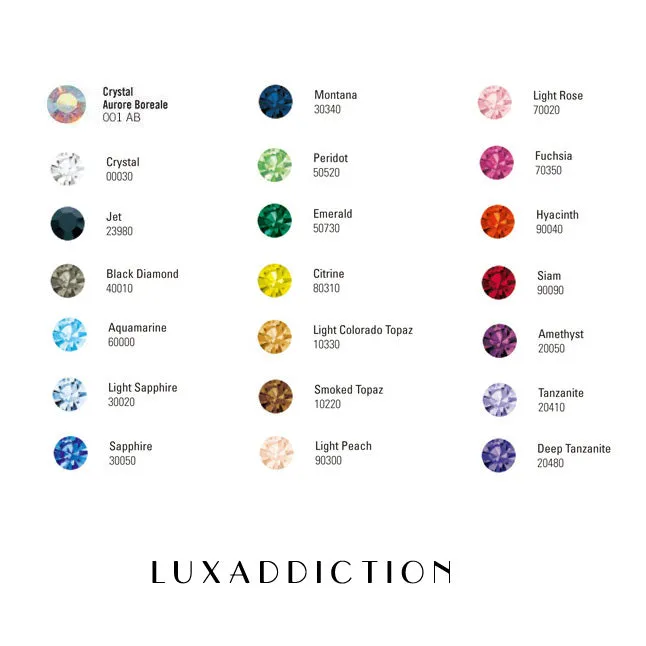 Personalized Genuine Crystals Design   PopSockets PopGrip - Pick Your Color (Style PS107)