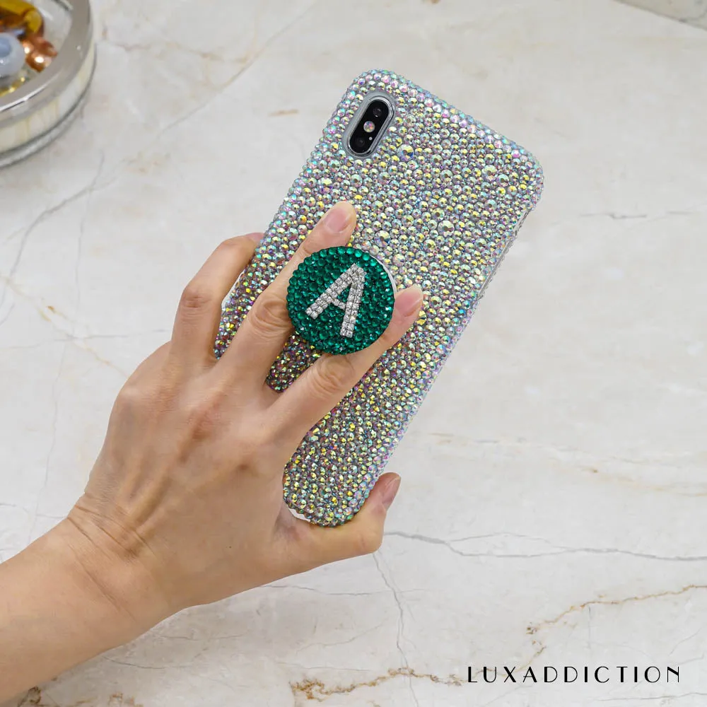 Personalized Genuine Crystals Design   PopSockets PopGrip - Pick Your Color (Style PS107)