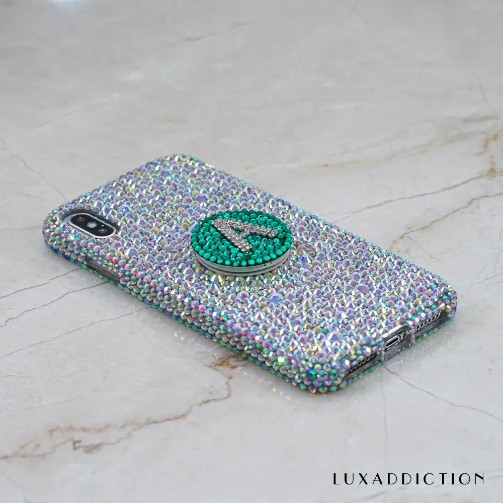 Personalized Genuine Crystals Design   PopSockets PopGrip - Pick Your Color (Style PS107)