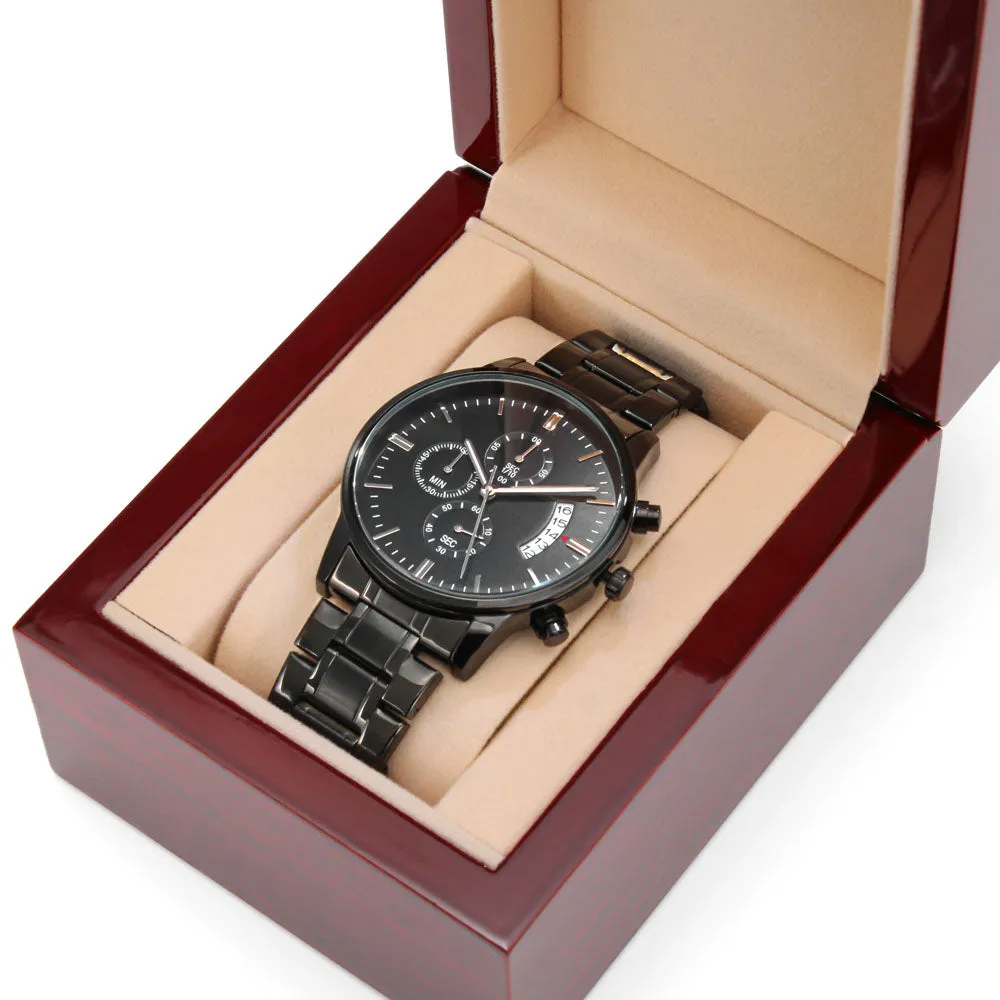 Personalized Men's Chronograph Watch