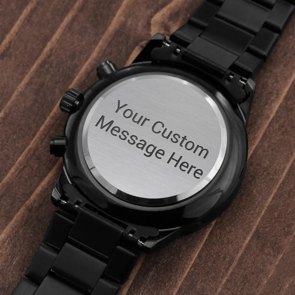 Personalized Men's Chronograph Watch