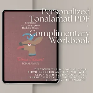 PERSONALIZED PDF TONALAMATL   WORKBOOK