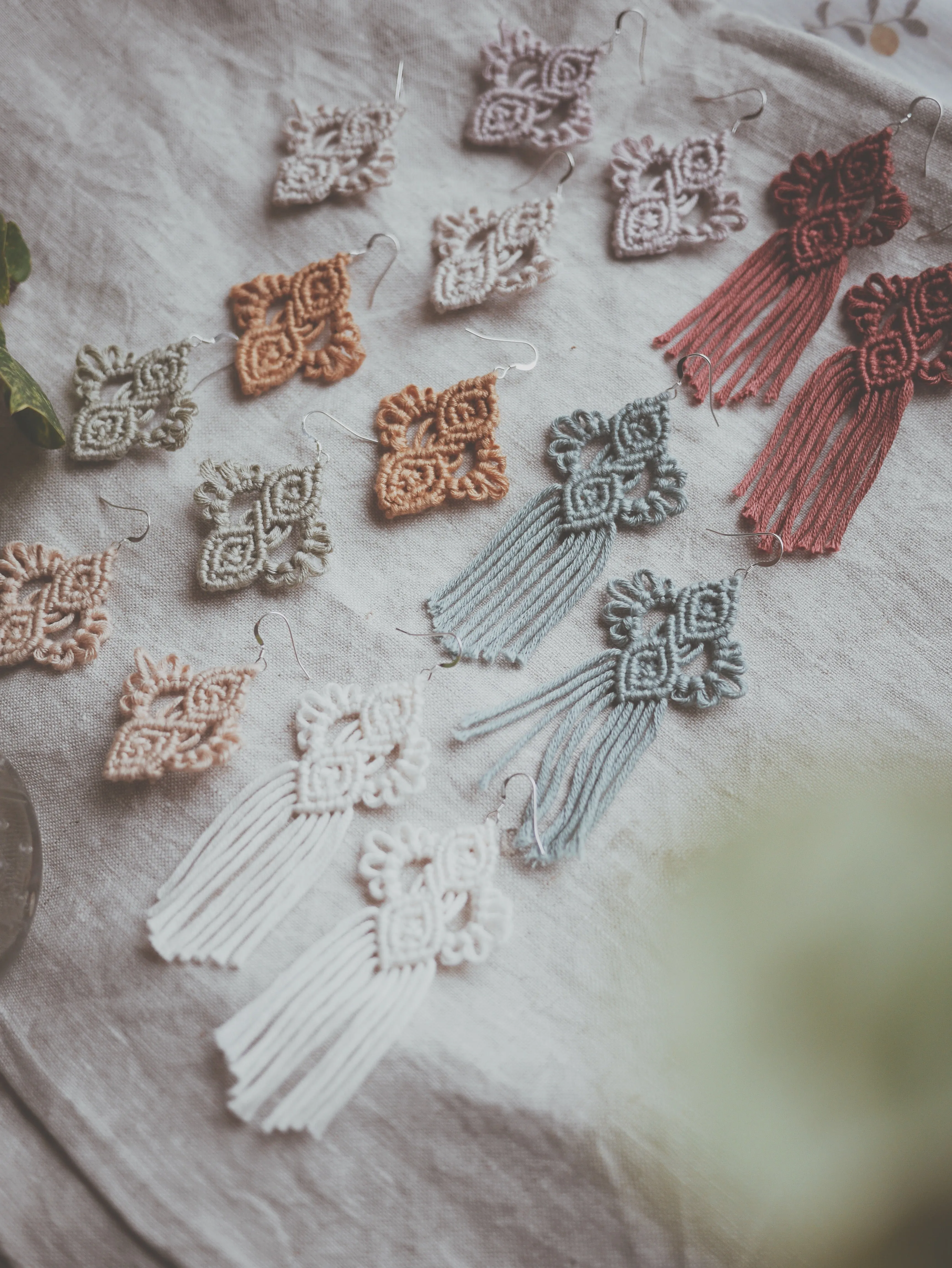Phoenix Earrings, PDF pattern