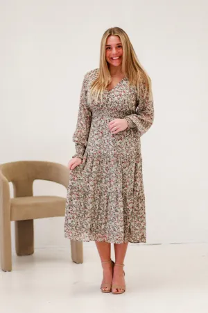 Picking Flowers Midi Dress