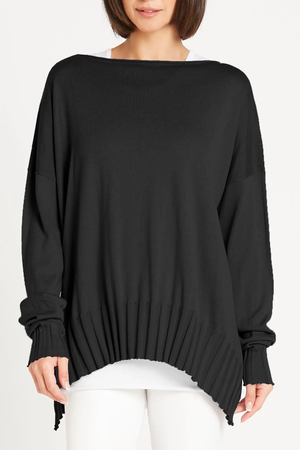 Pima Cotton Boatneck Rib