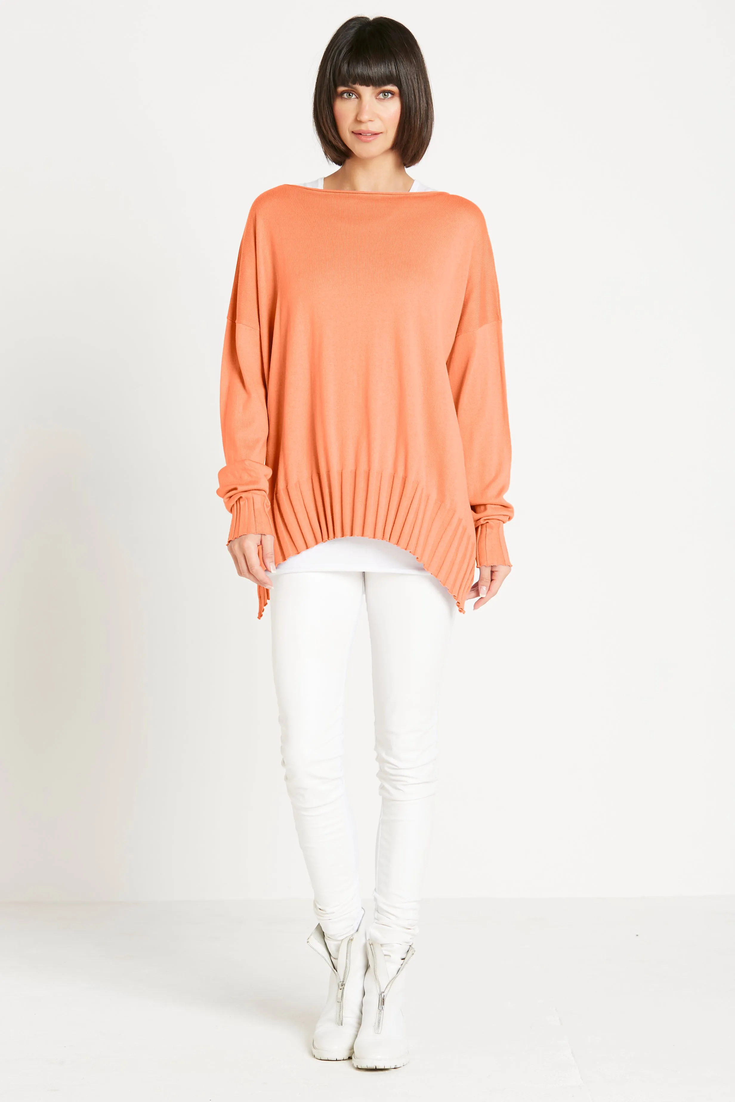 Pima Cotton Boatneck Rib