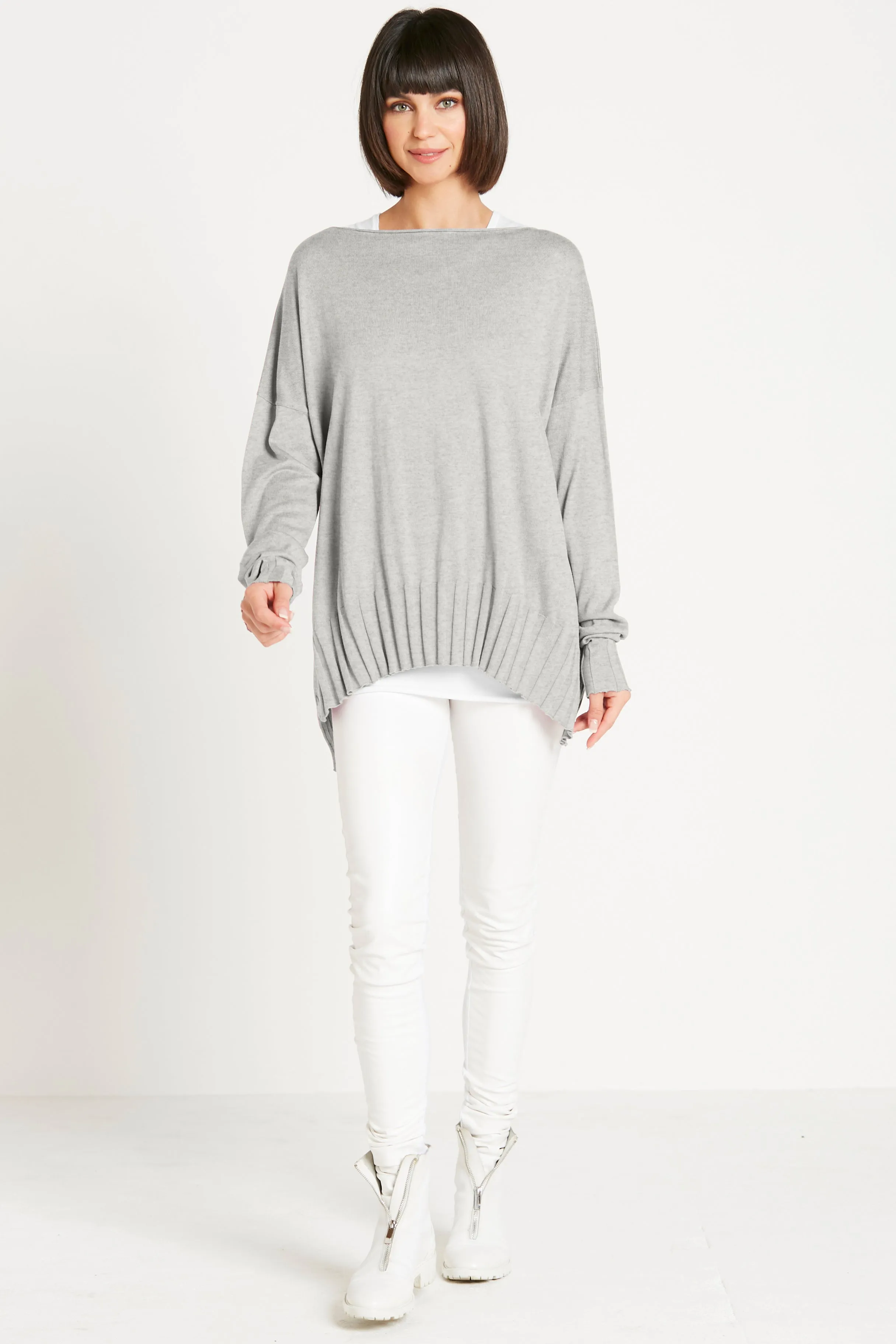 Pima Cotton Boatneck Rib