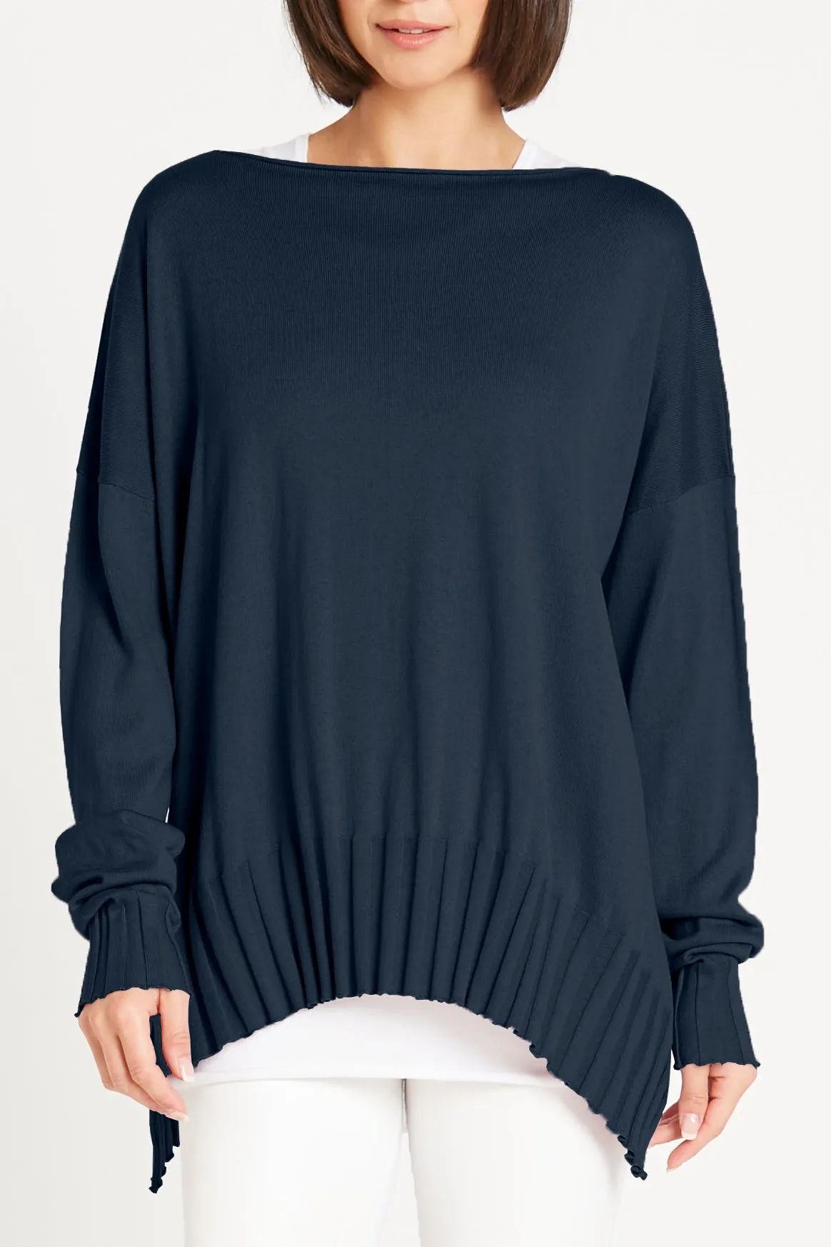 Pima Cotton Boatneck Rib