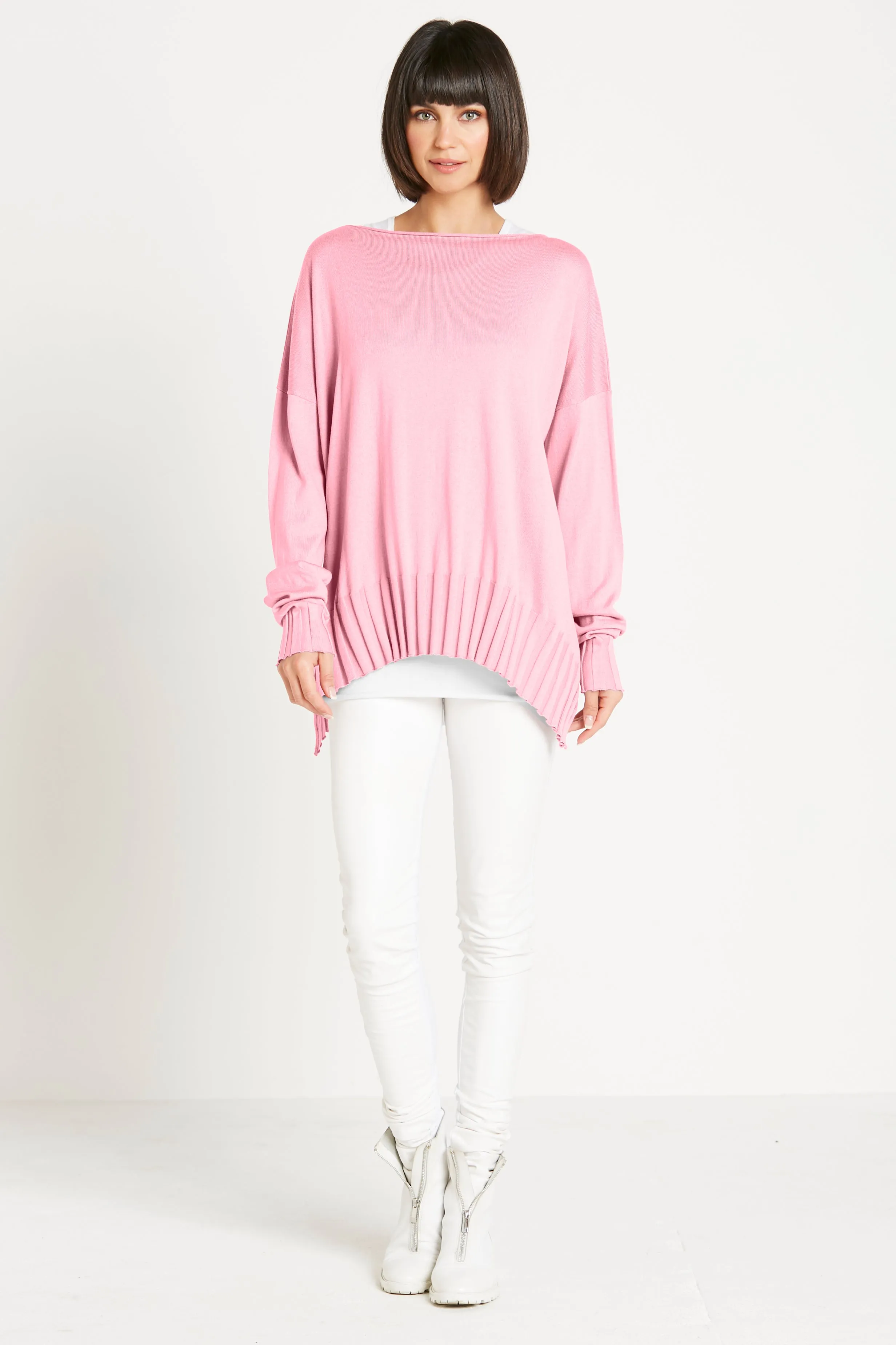 Pima Cotton Boatneck Rib