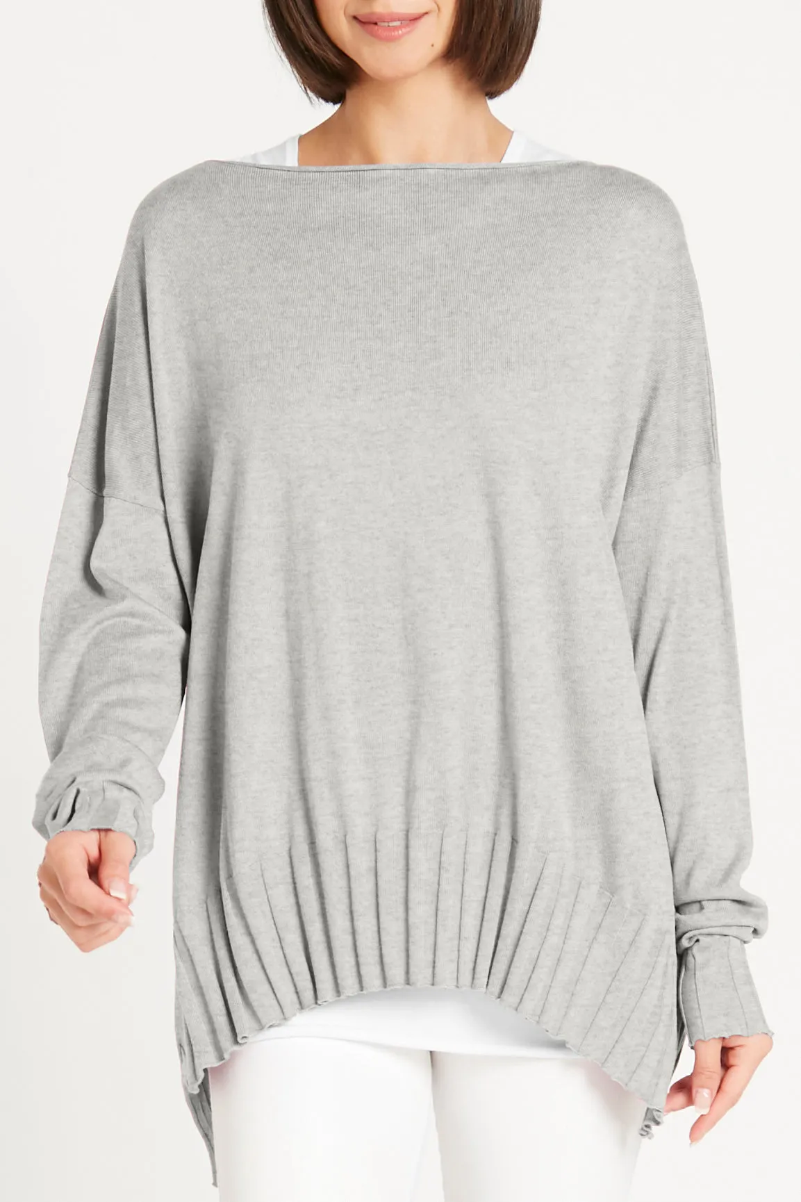 Pima Cotton Boatneck Rib