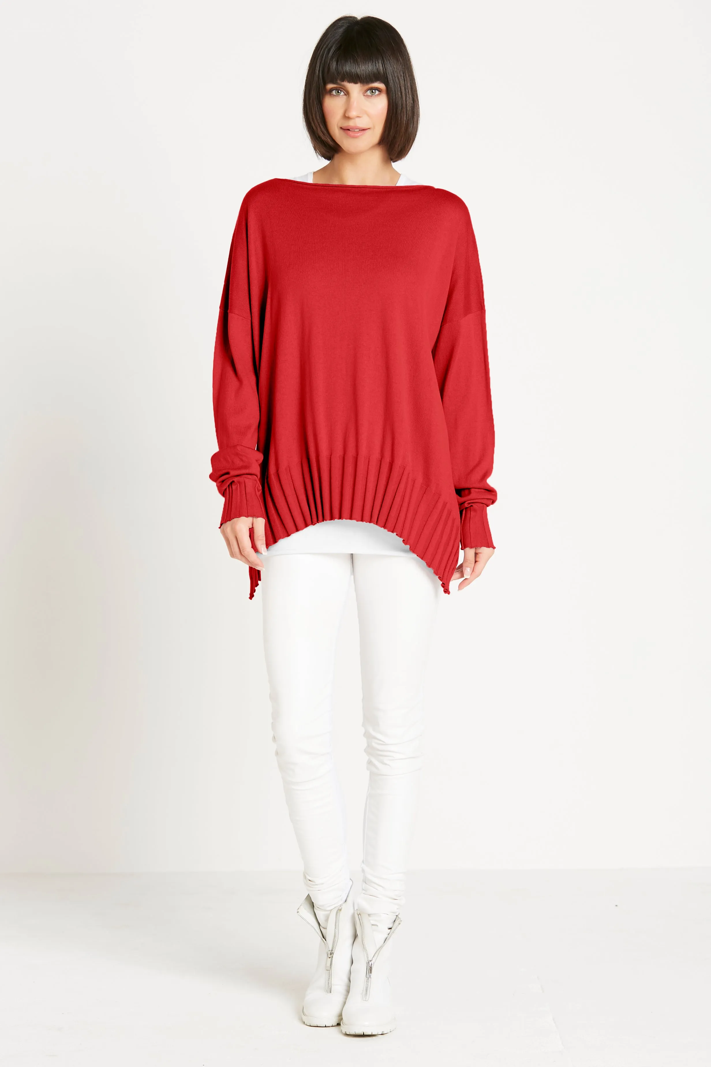 Pima Cotton Boatneck Rib