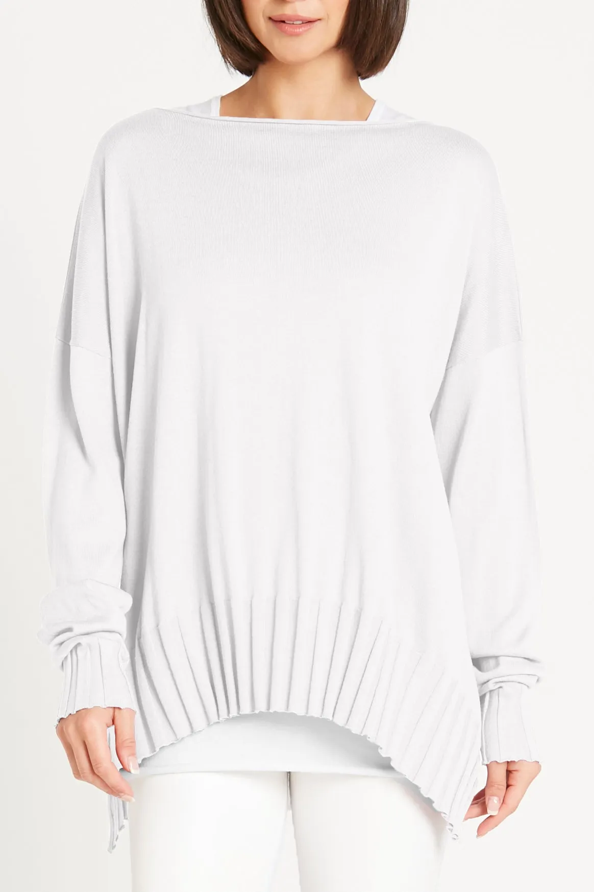 Pima Cotton Boatneck Rib