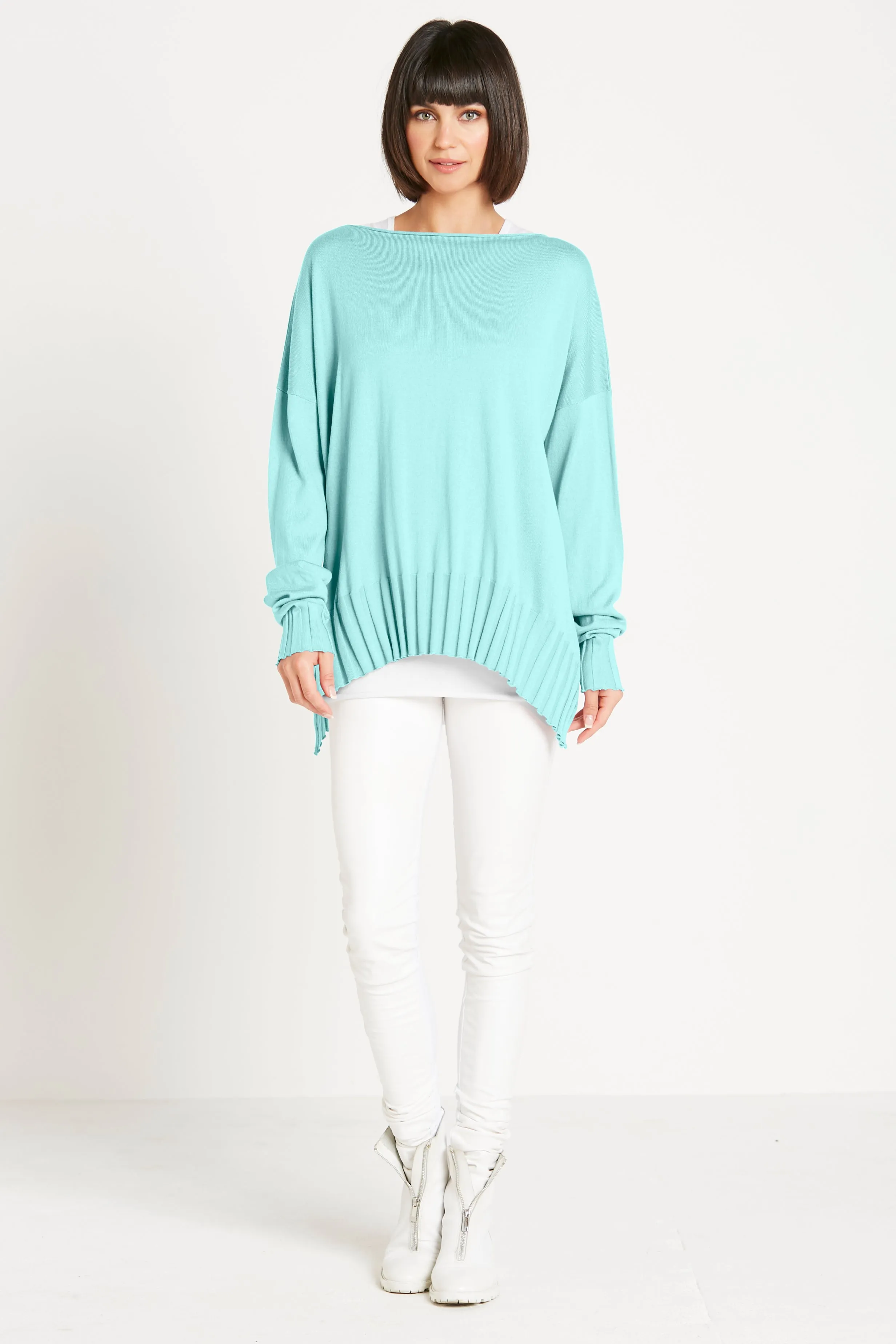 Pima Cotton Boatneck Rib