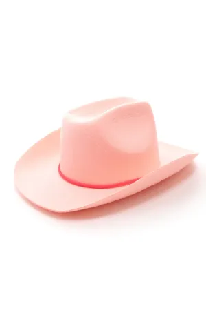 Pink Western Hat