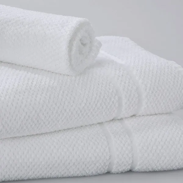 Pique Weave Bath Linens Add Textured Elegance to Your Bath