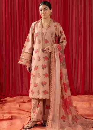 PL-V03 - Coral Peach - Readymade - Sheen Prints by by Alizeh 2024