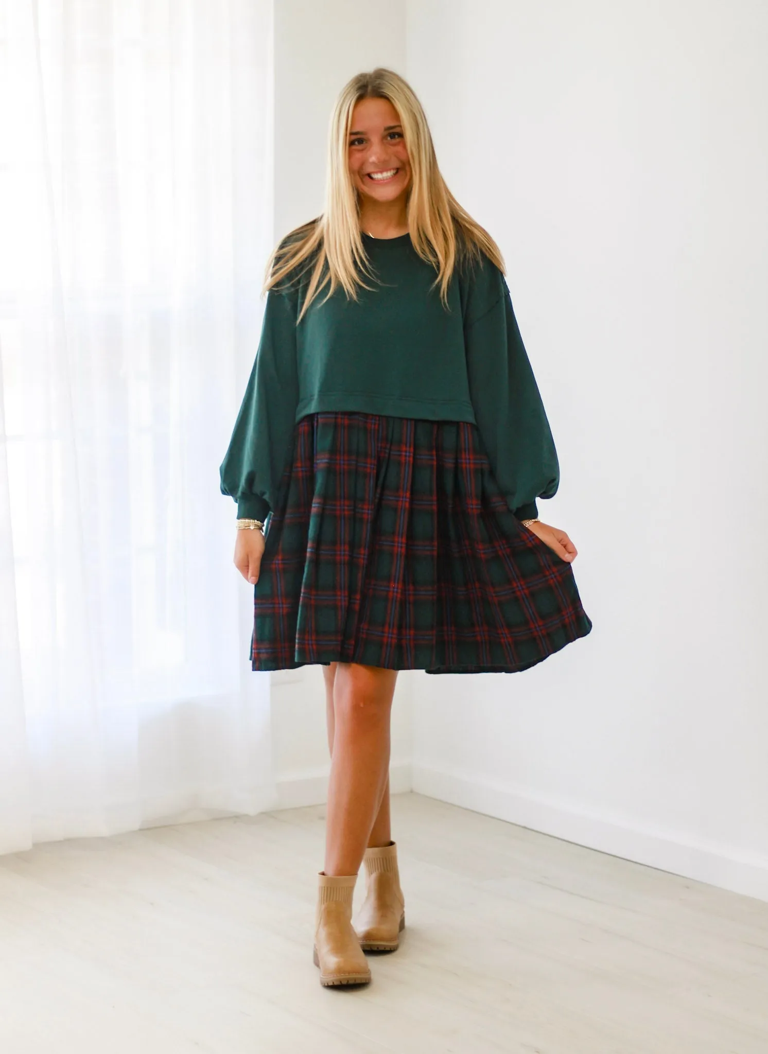 Plaid About You Dress