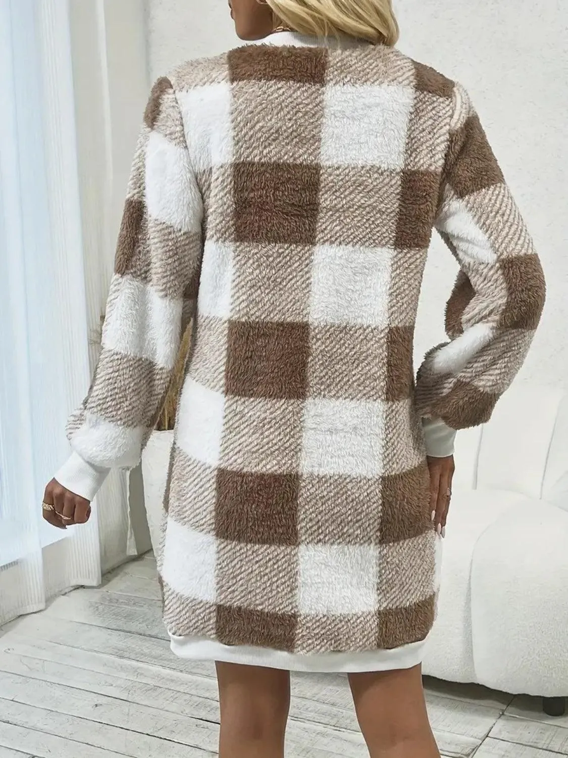 Plaid Long Sleeve Dress