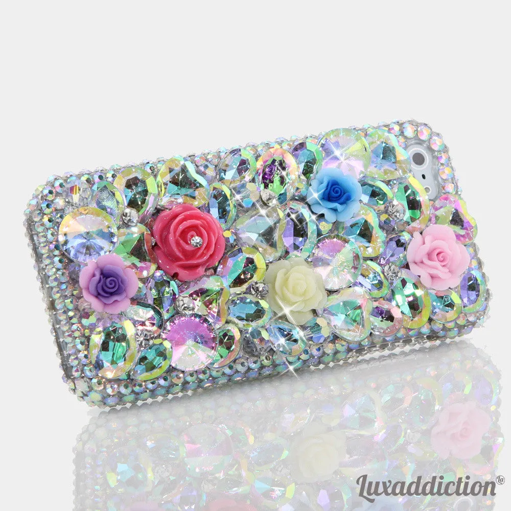 Plain AB Crystals Posies Design (style 715)