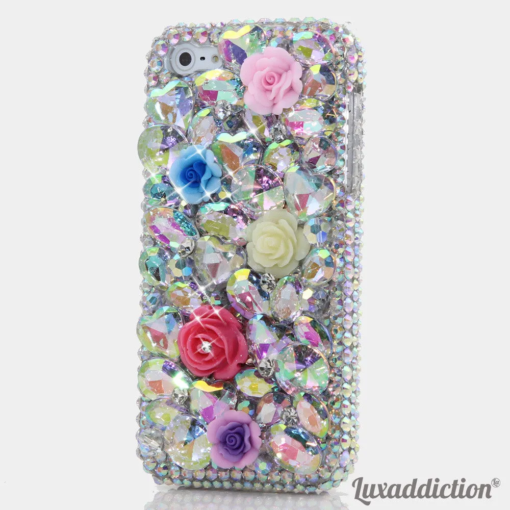 Plain AB Crystals Posies Design (style 715)