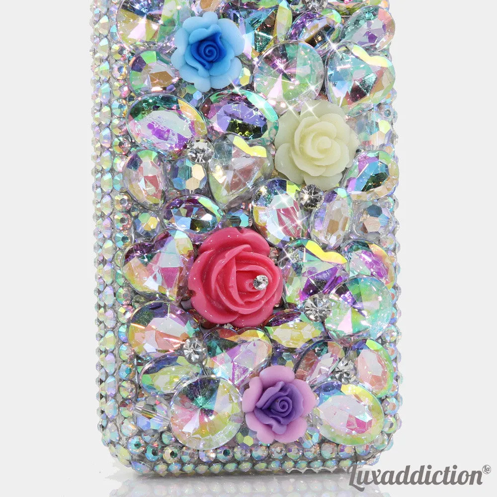 Plain AB Crystals Posies Design (style 715)