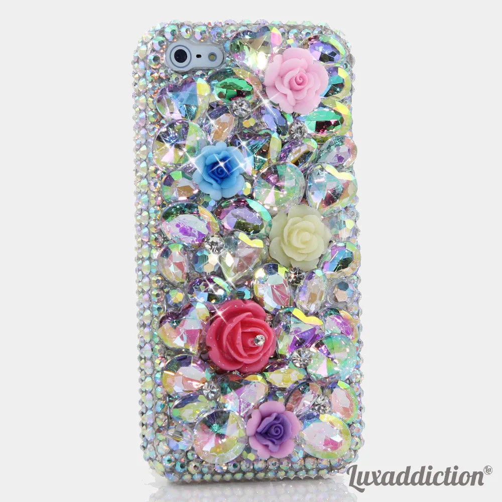 Plain AB Crystals Posies Design (style 715)