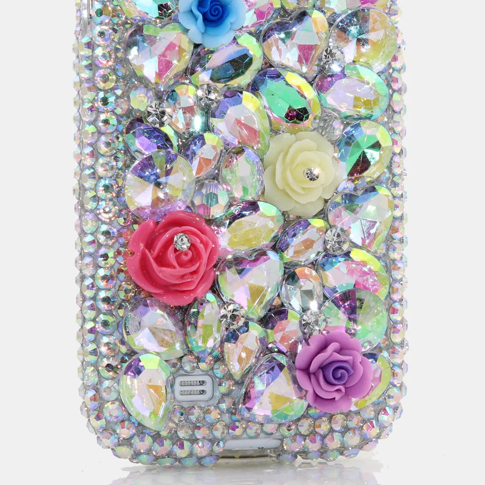 Plain AB Crystals Posies Design (style 715)