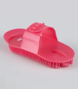 Plastic Curry Comb Fuchsia