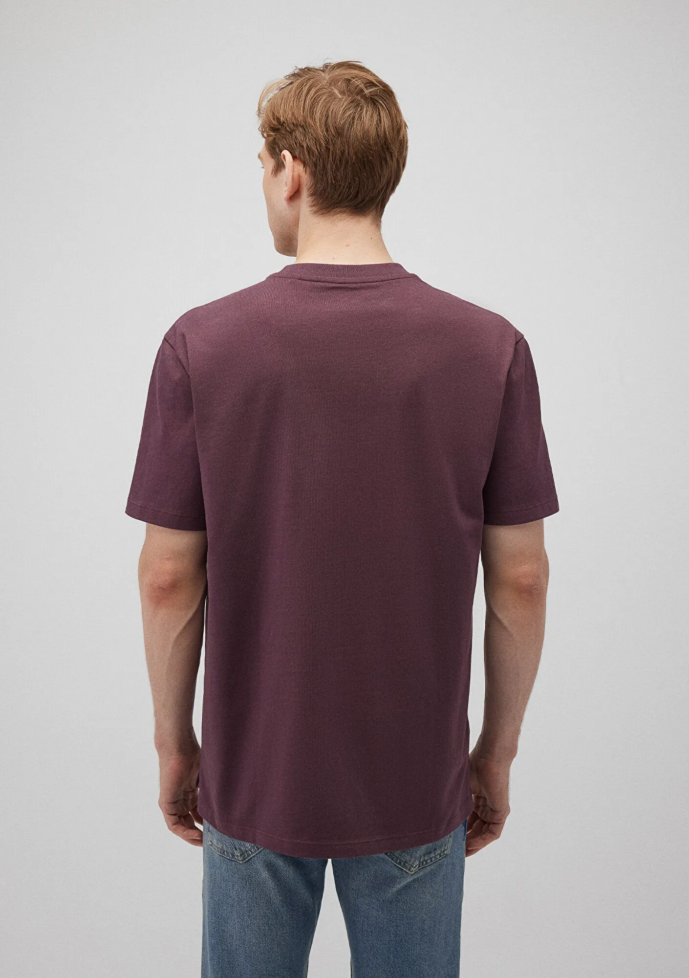 Pocket Detailed Brown Basic T-Shirt