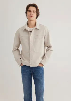 Pocket Detailed Brown Shirt