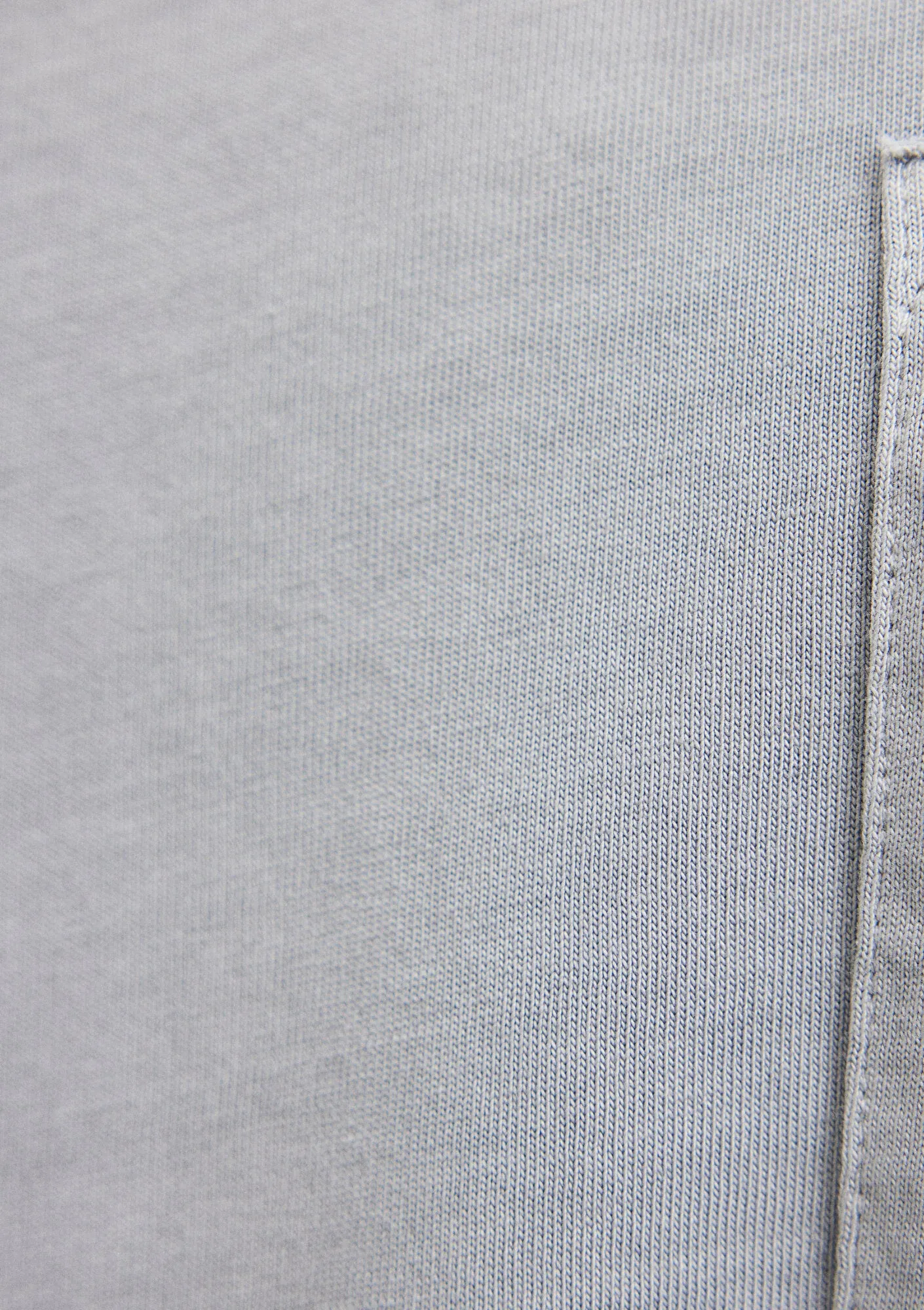 Pocket Detailed Grey T-Shirt