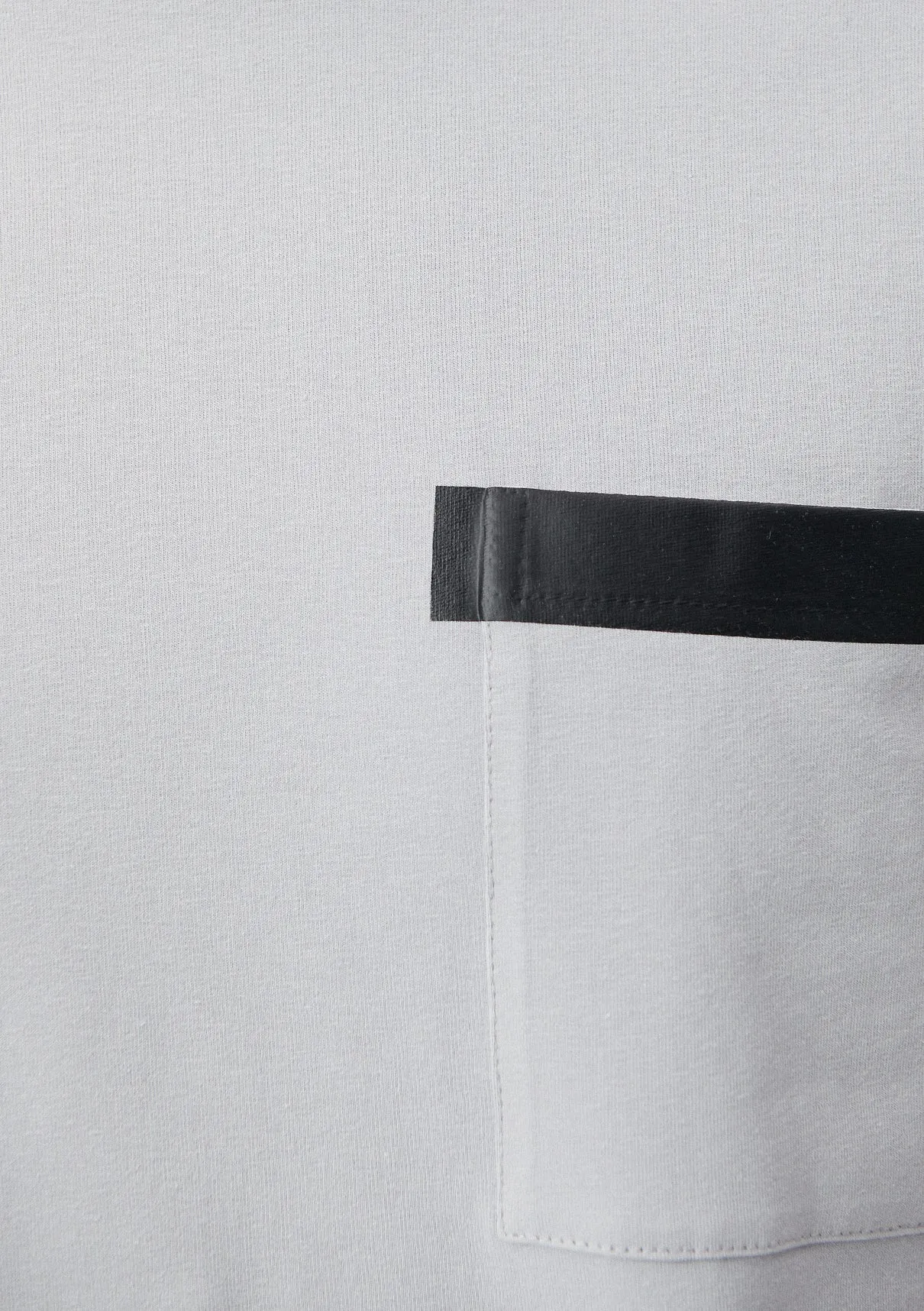 Pocket Detailed Grey T-Shirt