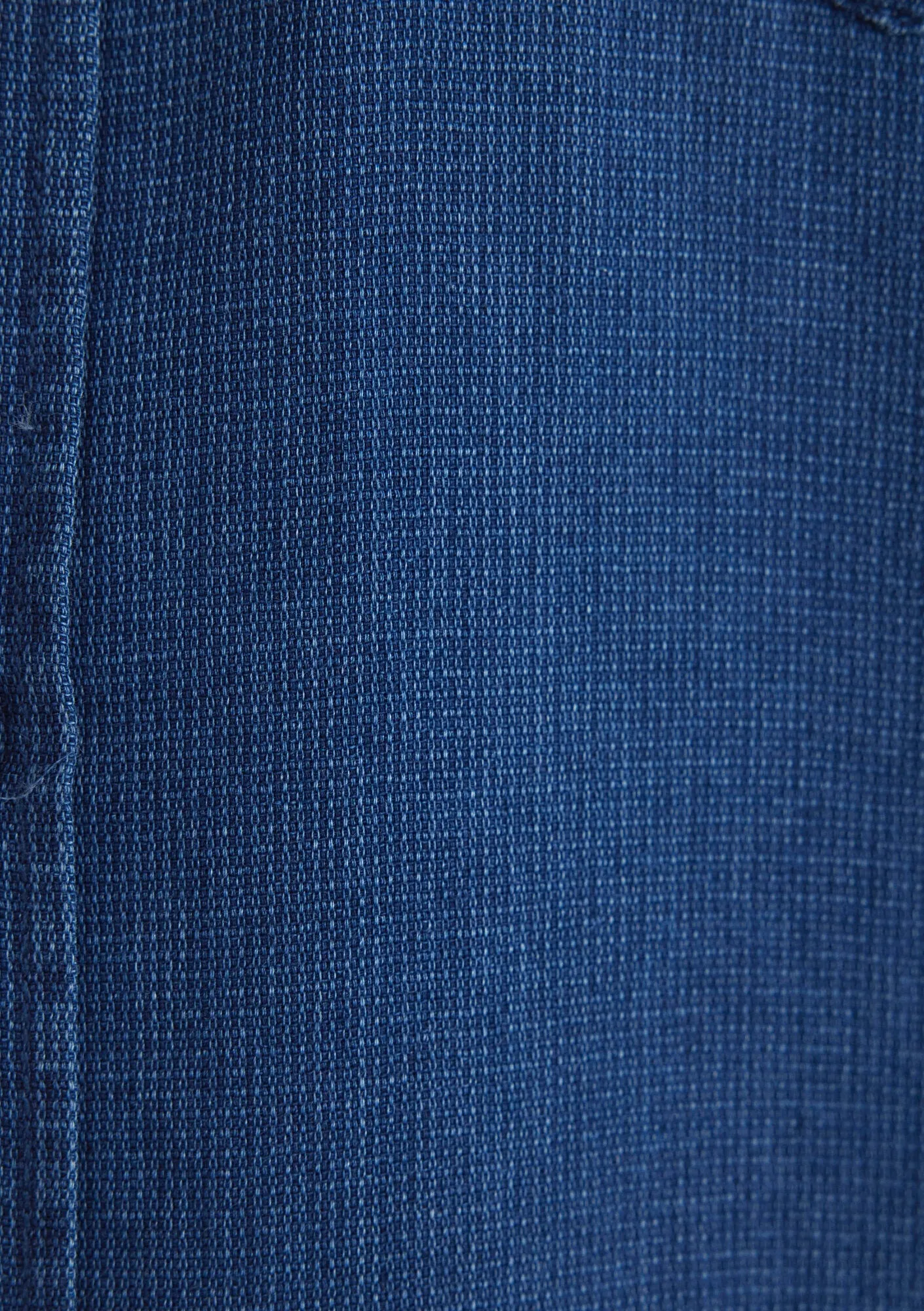 Pocket Detailed Indigo Shirt
