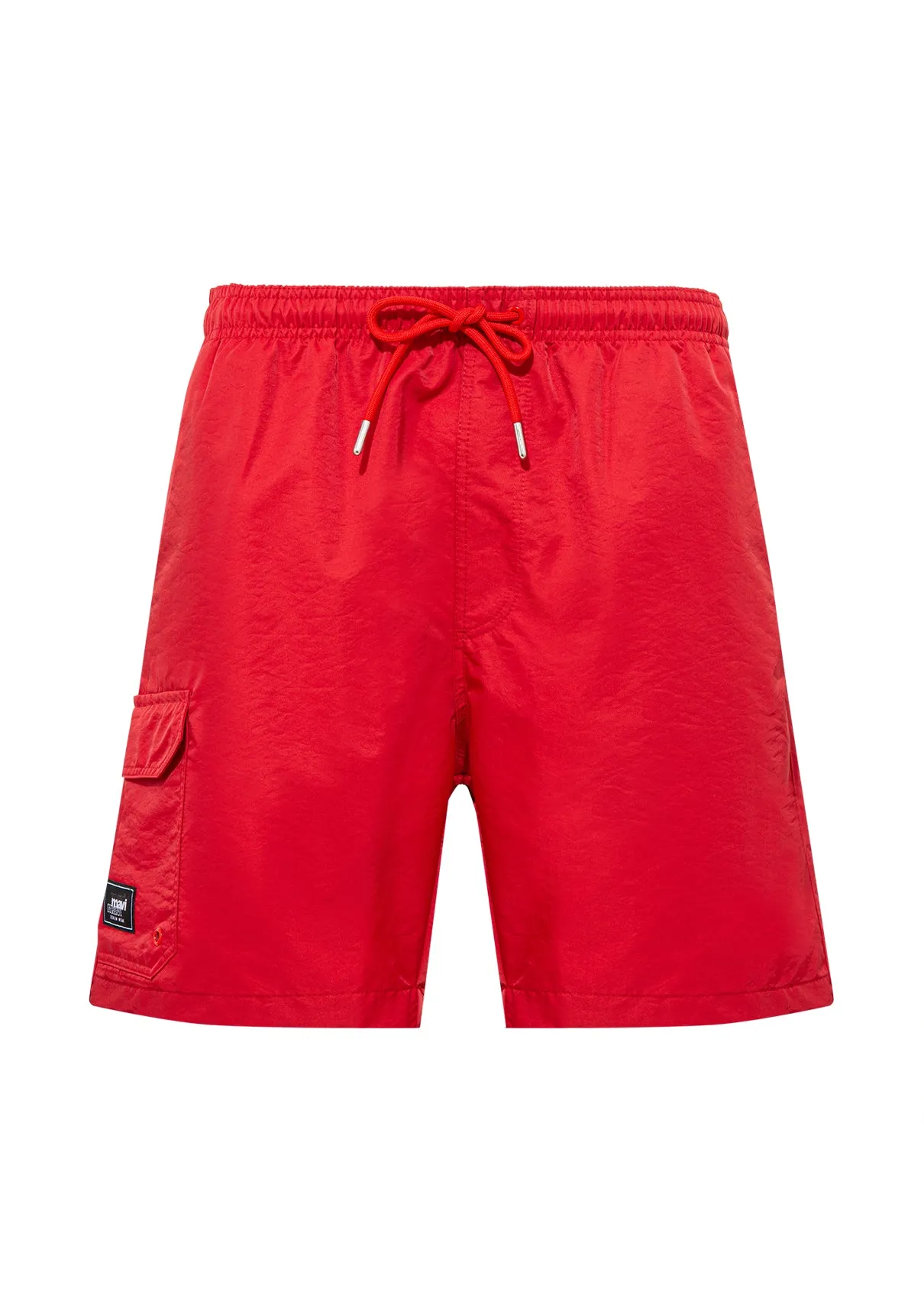 Pocket Detailed Red Trunks