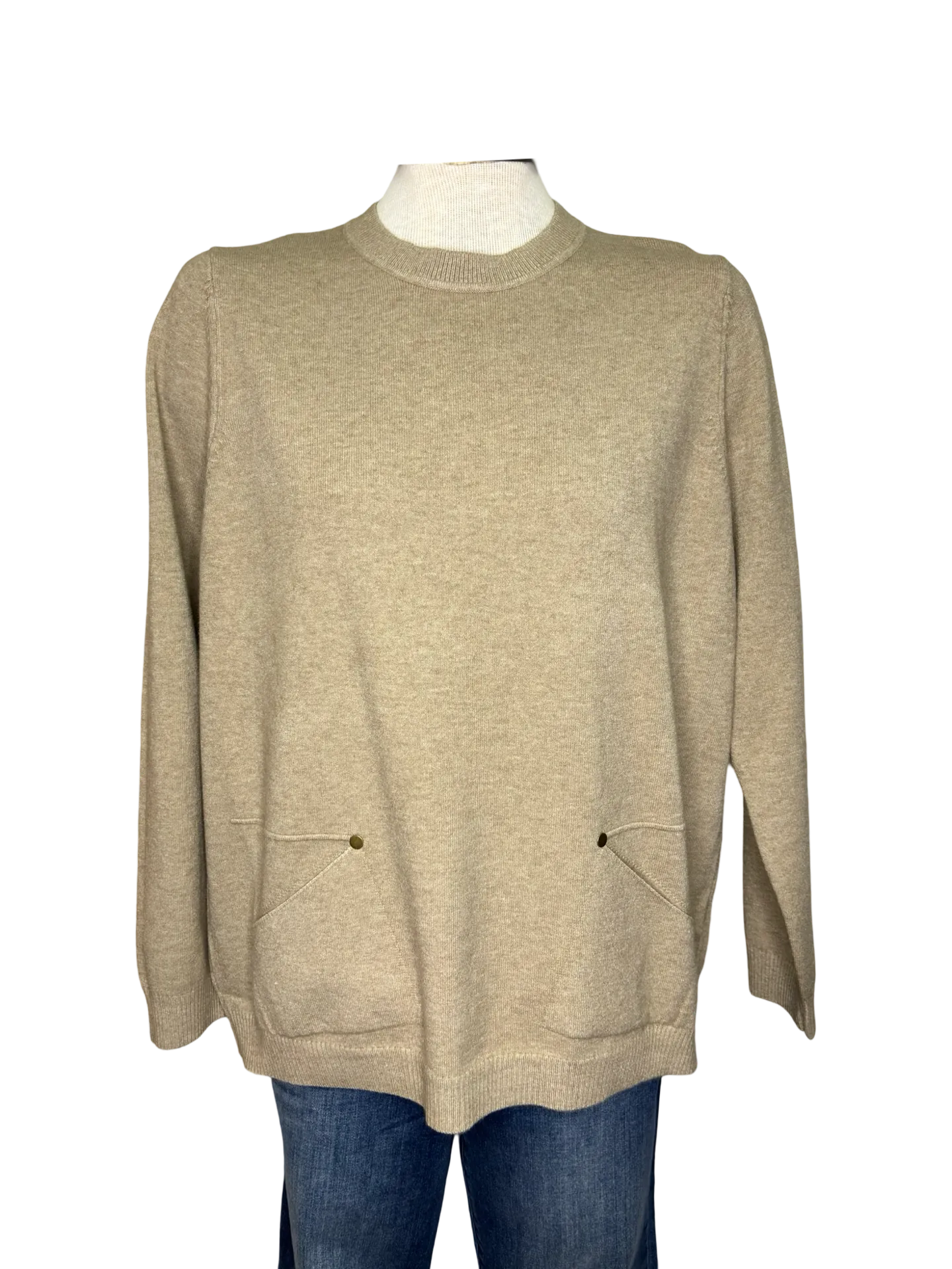 Pocket Sweater Fawn