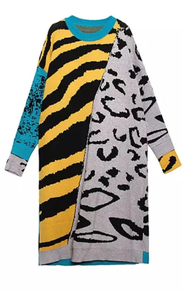 POPPIN WILD and Bold Sweater Dress