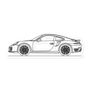 Porsche 911 991.1 Turbo Outline Sticker