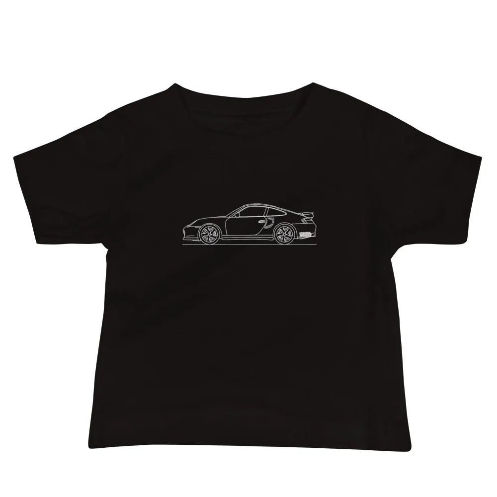 Porsche 911 996 Turbo T-Shirt Outline