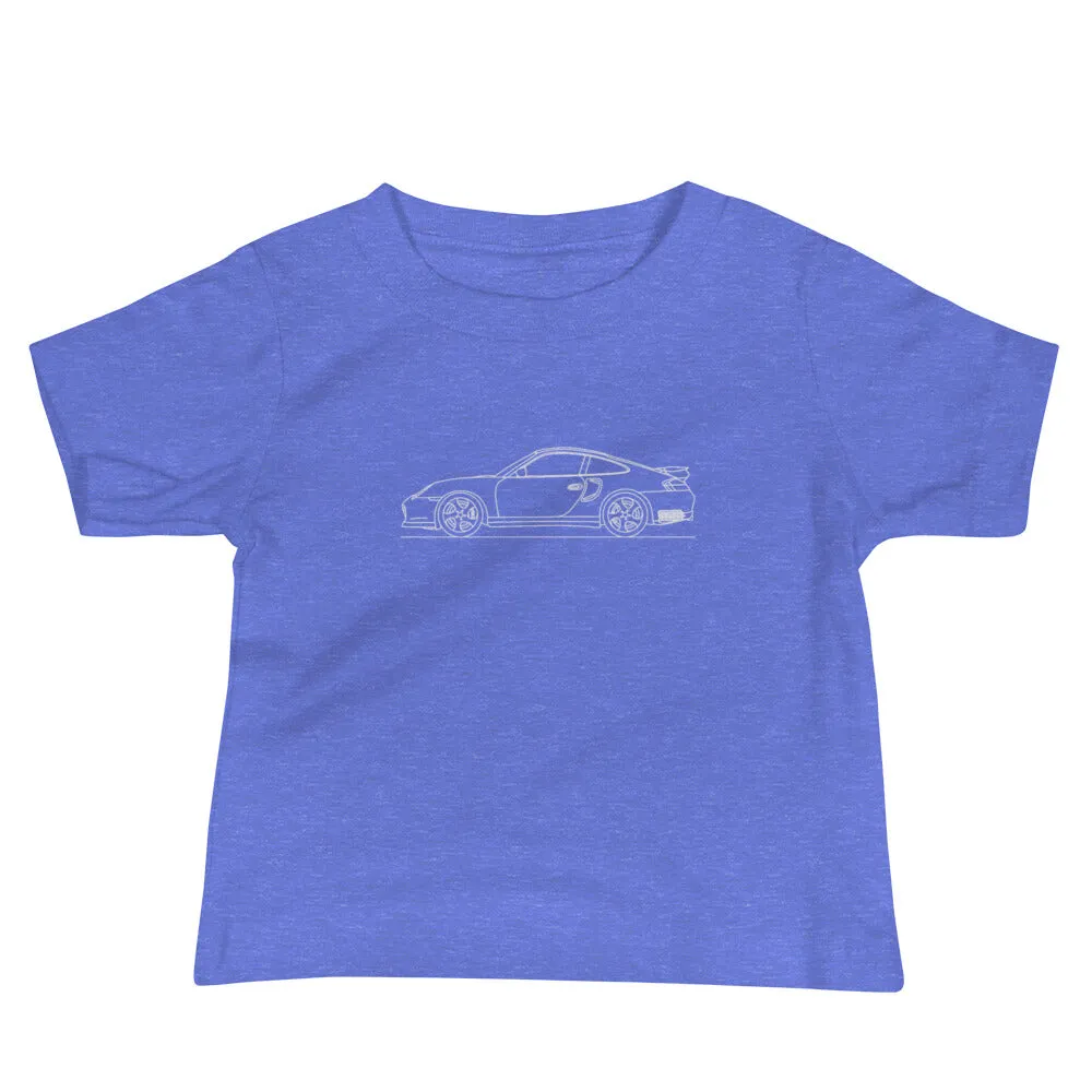 Porsche 911 996 Turbo T-Shirt Outline