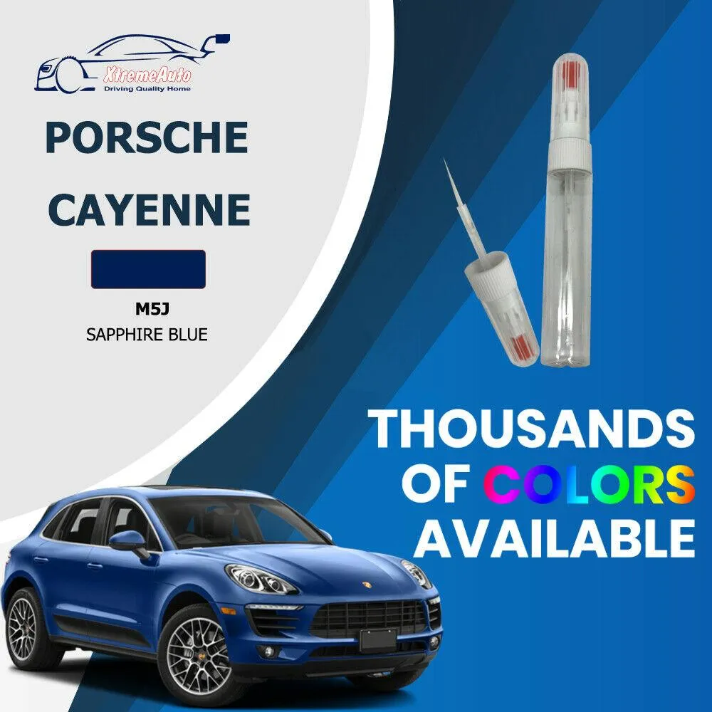 Porsche Cayenne, Premium Stone Chip Scratch Needle Touch Up Paint, All Colours