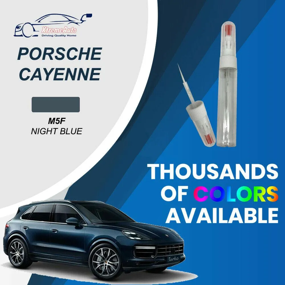 Porsche Cayenne, Premium Stone Chip Scratch Needle Touch Up Paint, All Colours